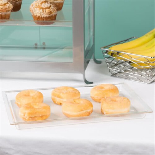 Cal Mil 335-10-12 10 x 14 in. Shallow Tray - Clear Perspective: front