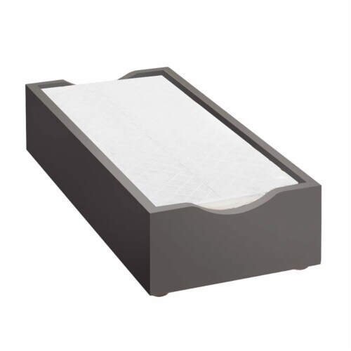 Cal Mil 1234-96 Midnight Bamboo Napkin Holder - 9.5 x 4.375 x 2 in. Perspective: front