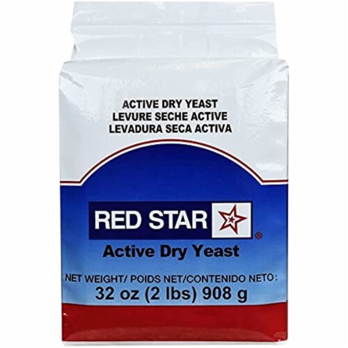 Red Star Active Dry Yeast, Value Size 1 Pack (2 Pound Ea) Perspective: front
