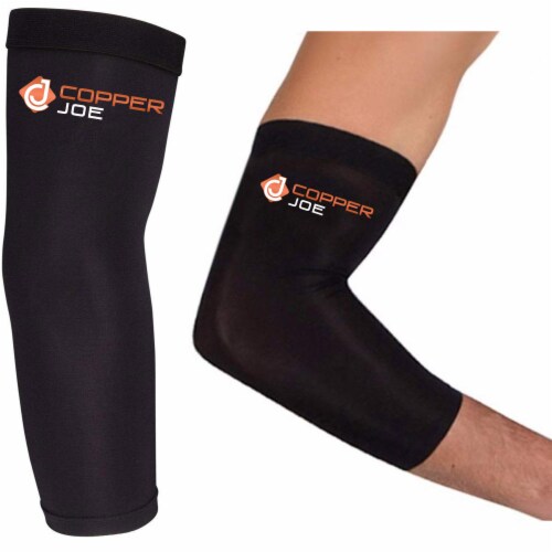 Copper Joe Elbow Compression Sleeve- 1 Pair Perspective: front