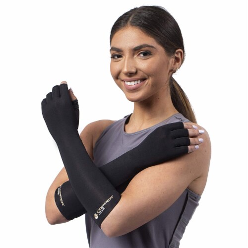 Copper Joe Long Arthritis Gloves -1 Pair, Small - Kroger