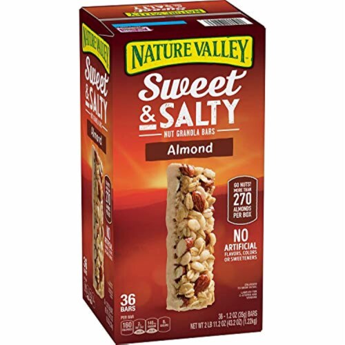 An Item of Nature Valley Sweet & Salty Almond Granola Bars (1.2 oz 36 ct.) Pack of 1 Perspective: front