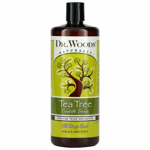 Dr. Woods™ Naturally Tea Trea with Shea Butter Castile Soap Perspective: front