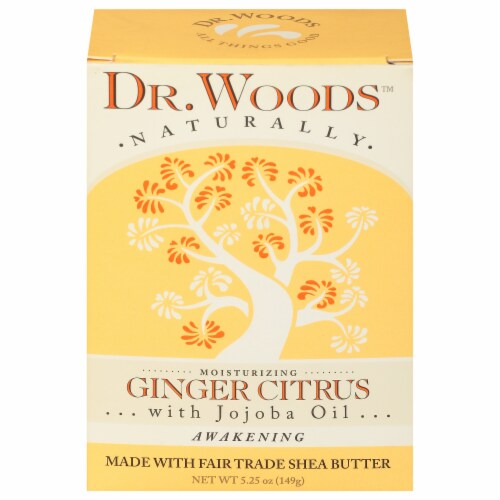 Dr. Woods Ginger Citrus Castile Soap Perspective: front