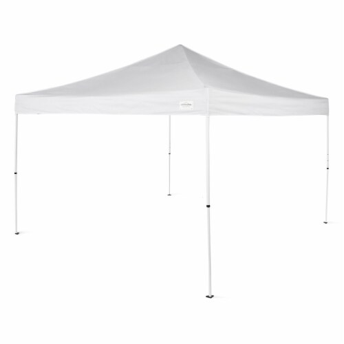 Caravan Canopy M-Series Pro Straight Canopy - White Perspective: front