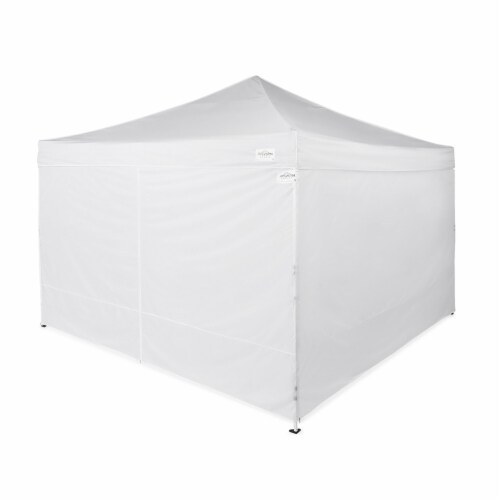 Caravan Canopy M-Series Pro Sidewall Kit - White Perspective: front