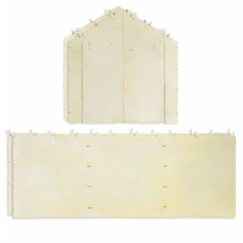 Caravan Canopy Mega Domain Carport Sidewall Perspective: front