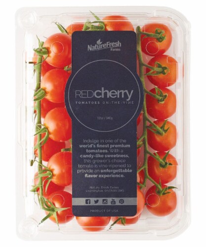Nature Fresh Cherry on the Vine Tomatoes Perspective: front