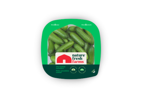 Nature Fresh™ Tiny Cocktail Cucumbers Perspective: front