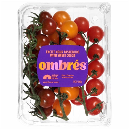 Nature Fresh™ Ombre Fresh Cherry Tomatoes on the Vine Perspective: front