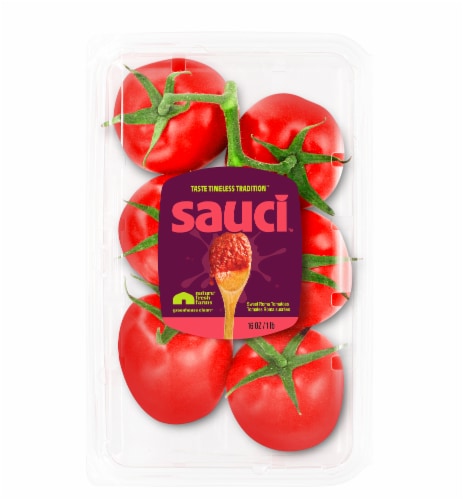 Nature Fresh Sauci OTV Roma Tomatoes Perspective: front