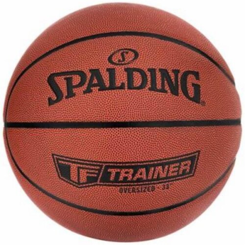Spalding 1459595 33 in. TF-Trainer Oversized Basketball, Orange Perspective: front