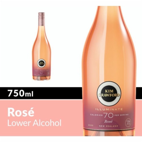 Kim Crawford Illuminate Rose Wine Perspective: front