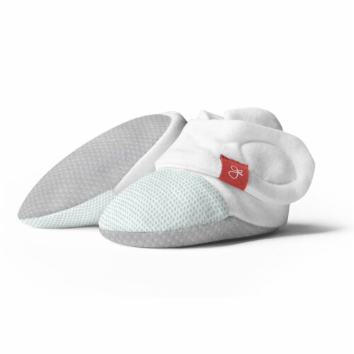 Goumikids Super Soft Organic Stay On Baby Gripper Boots Booties, 6-12M ...