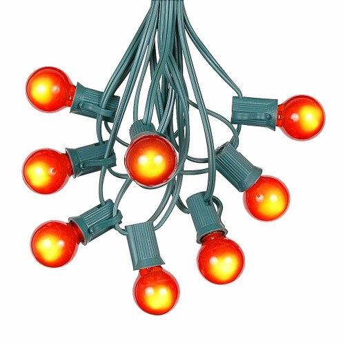 25 Foot G30 Outdoor Globe Patio String Lights Set of 25 G30