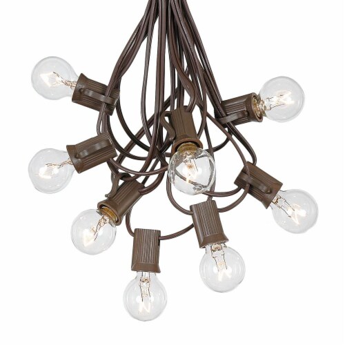25 Foot G30 Outdoor Globe Patio String Lights Set of 25 G30
