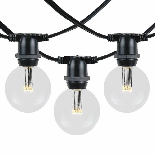 100 Foot G50 LED Heavy Duty Outdoor Patio Globe String Lights, 100