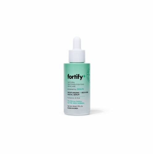 Fortify + Natural Germ Fighting Skincare Moisturizing & Protecting Facial Serum Perspective: front