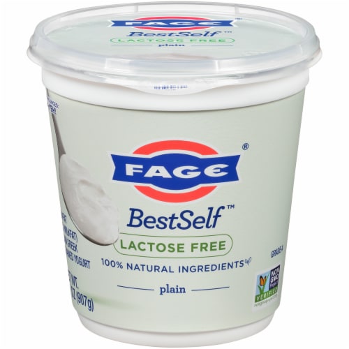Fage® BestSelf Plain Yogurt Tub Perspective: front