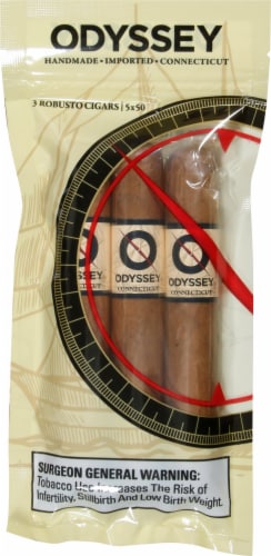 Handmade Robusto Cigars - 3 Perspective: front