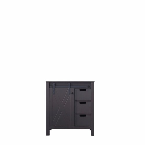 Marsyas 30" Brown Vanity Cabinet Only Perspective: front