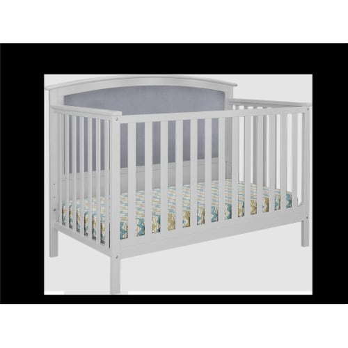 Bentley Upholstered 4 in 1 Convertible Crib Gray Gray 1 Fry s