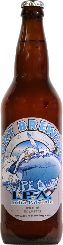 Port Brewing Wipeout I.P.A. Perspective: front
