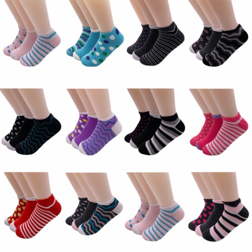 Major Trading Inc. No Show Socks - Assorted Perspective: front