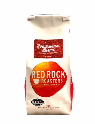 Red Rock Roasters Roadrunner Blend Medium Roast Coffee Perspective: front