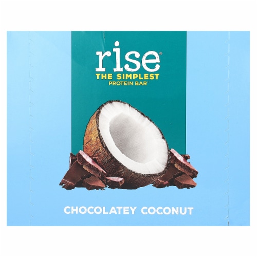 Rise® Chocolatey Coconut Protein Bars Perspective: front