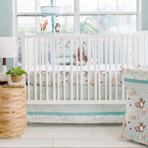 My Baby Sam CRIB3185 Friends Crib Bedding 3 Piece Forest 3