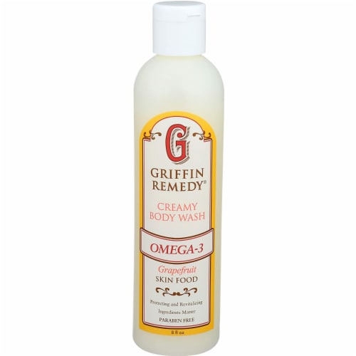 Griffin Remedy Omega-3 Body Wash, Grapefruit Essential Oils and Organic MSM, 8 Ounce Perspective: front