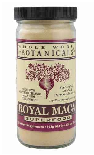Whole World Botanicals  Royal Maca Superfood Perspective: front
