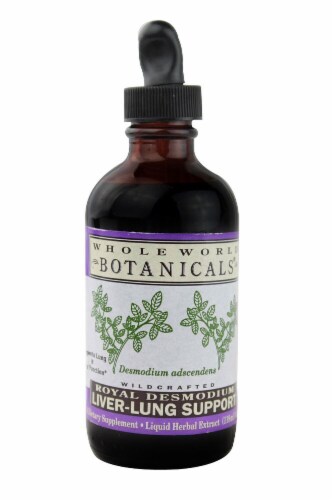 Whole World Botanicals  Liver Lung Support Royal Desmodium Perspective: front