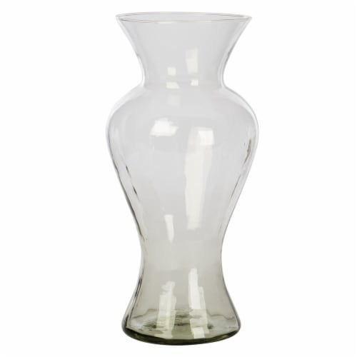 CBK Avery Mansfield Optical Glass Vase - Clear Perspective: front