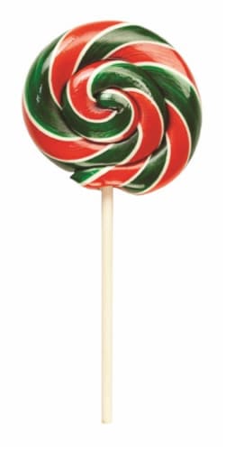 Hammond's Candies Cherry Lollipop Perspective: front