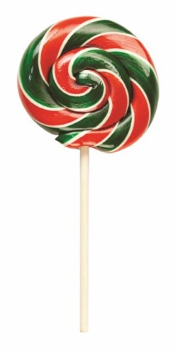 Hammond's Candies Cherry Lollipop Perspective: front