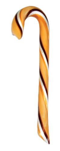 Hammond's Candies Organic Root Beer Candy Cane Perspective: front