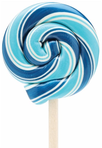 Hammond's Candies Blue Raspberry Lollipop Perspective: front