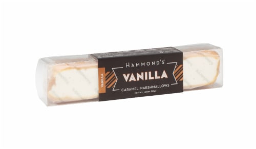 Hammond's Vanilla Caramel Marshmallows Perspective: front