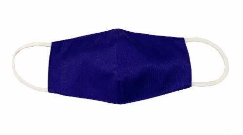 ORLY Youth Boys' Adjustable Safety & Protection Fabric Mask - Blue Perspective: front