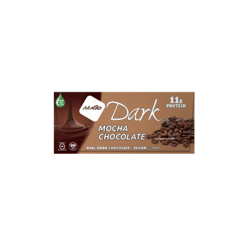 NuGo® Dark® Mocha Chocolate Protein Bars Perspective: front