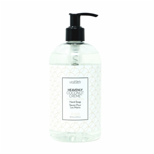 Vitabath Heavenly Coconut Creme Hand Soap Perspective: front