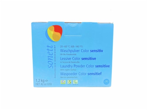 Sonett Organic Laundry Powder Color Sensitive 42oz Perspective: front
