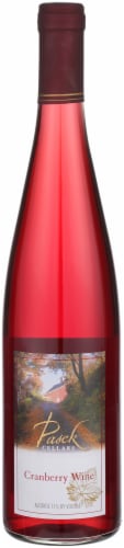 Pasek Cellars Cranberry Wine Perspective: front