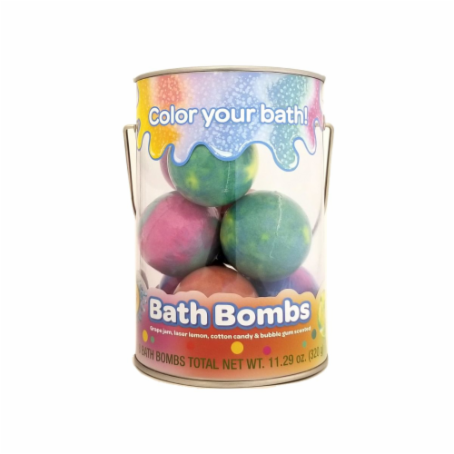 Crayola Bath Bombs Grape Jam Laser Lemon Cotton Candy & Bubble Gum