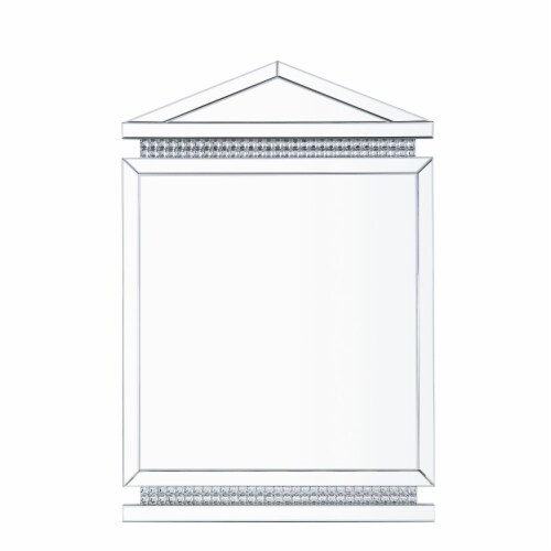 Ergode Wall Dcor Mirrored & Faux Crystals Inlay Perspective: front