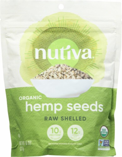 Nutiva Organic Raw Shelled Hempseed Perspective: front