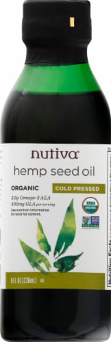 Nutiva Hempseed Oil Perspective: front