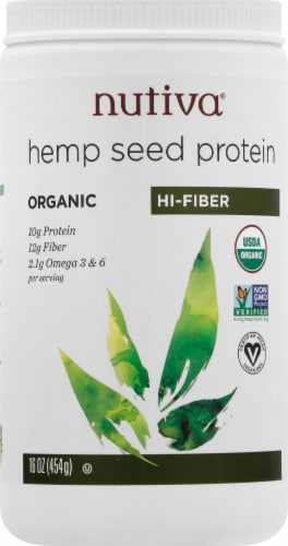 Nutiva Organic Superfood Hi Fiber Hemp Protein 16 oz Smith s Food and Drug